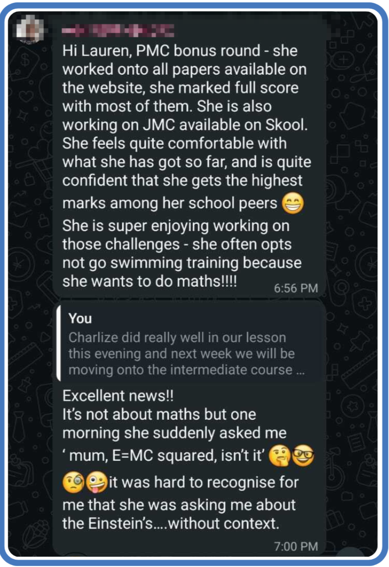 Parent feedback