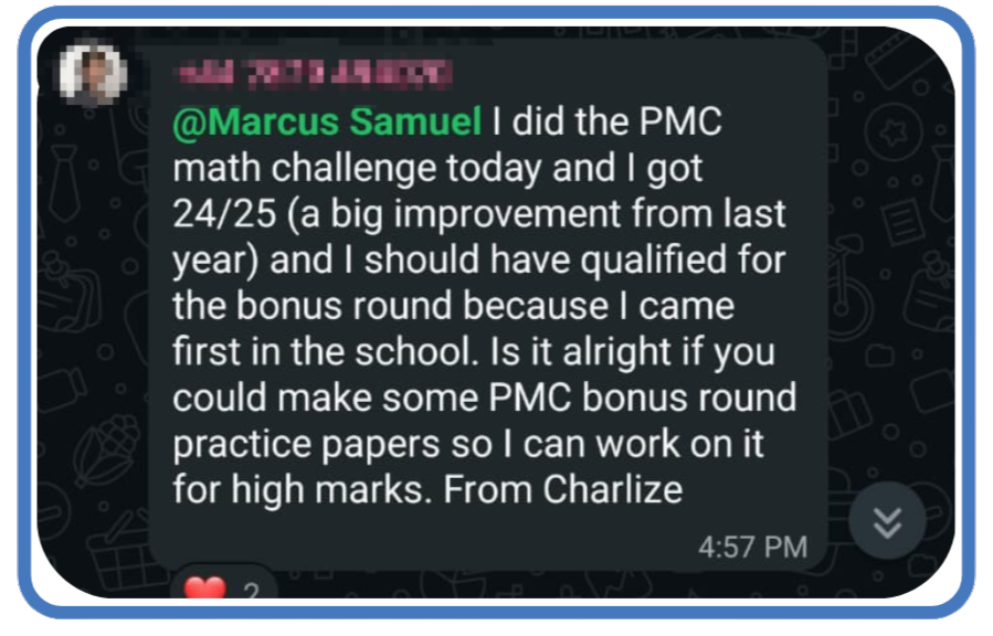 Student feedback