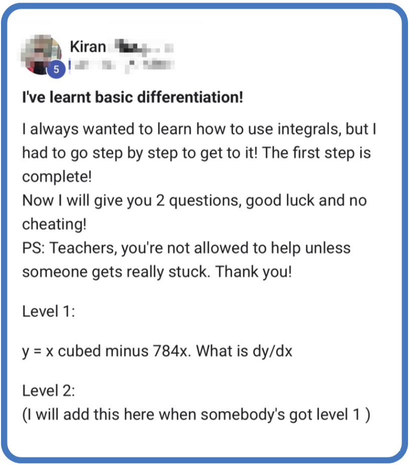 Student feedback
